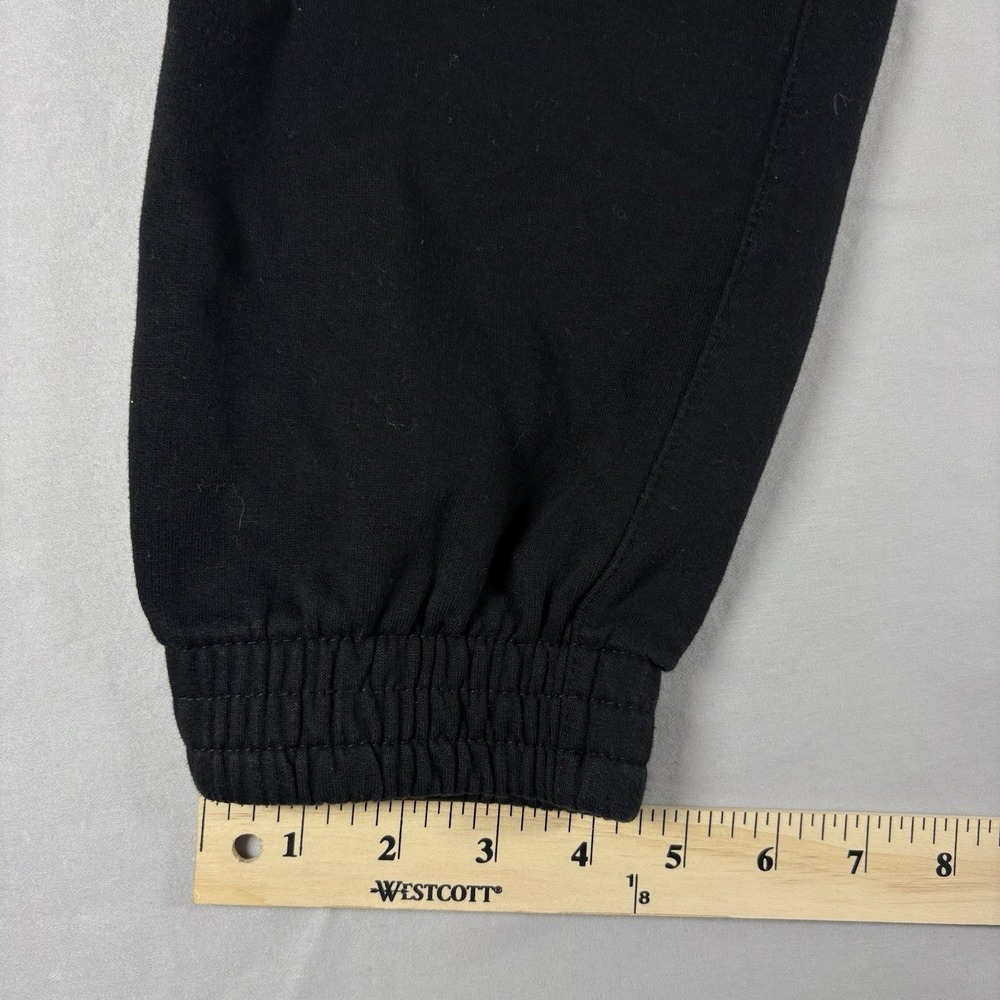 Volcom Stone Fleece Jogger Sweatpants Mens Medium Black Drawstring Graphic Logo - Picture 10 of 14